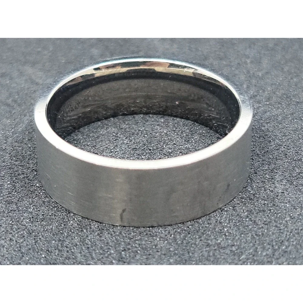 Mens Christian Titanium Ring With Diamond‎ Jewel Cross Size 12 Large